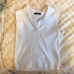 Brandy Melville collared button up tank